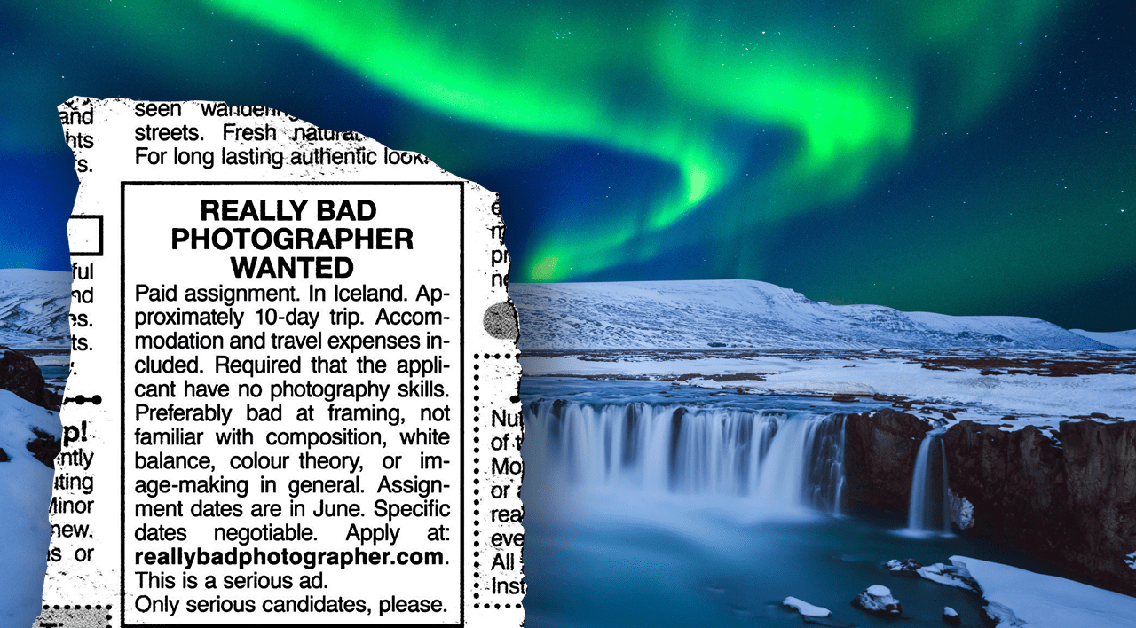 bad photographer wanted